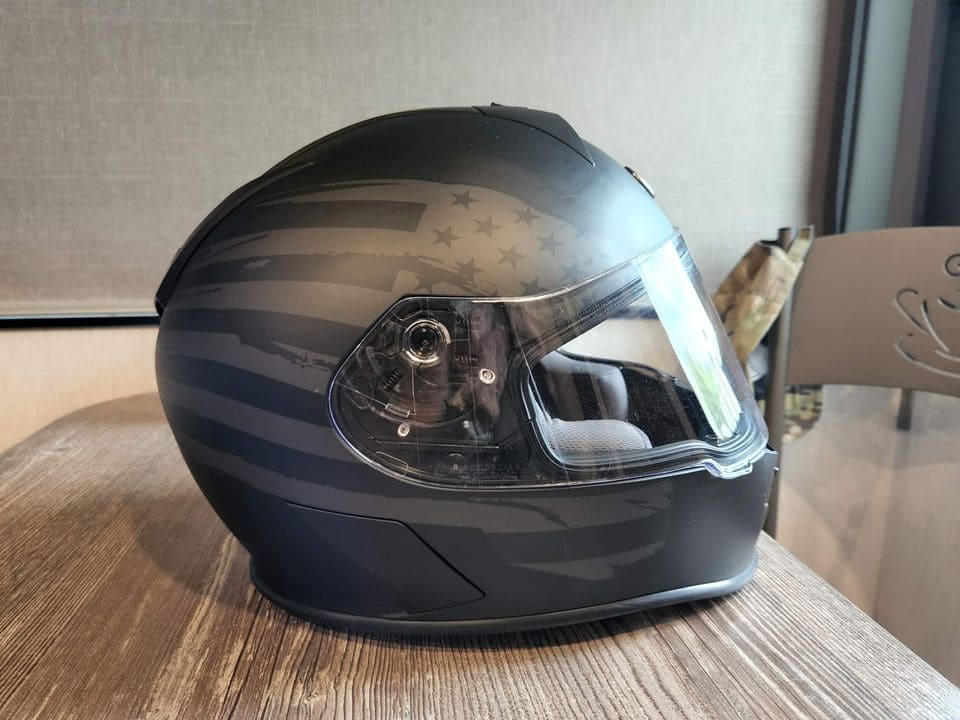 Torc T14B Blinc Loaded Flag Mako Full Face Helmet