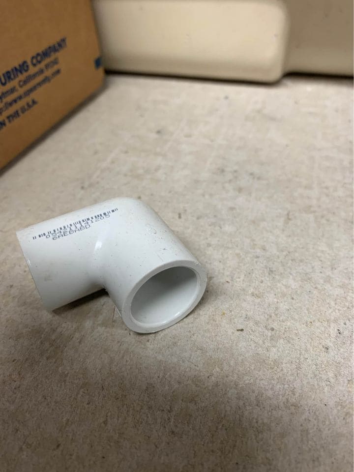 pvc elbow fitting